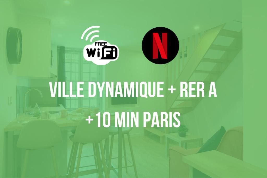 Brut De Pomme - Self Checkin Automatique - 10 Min Rer A Leilighet Champigny-sur-Marne Eksteriør bilde